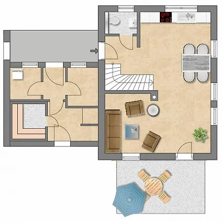 בית נופש Blauwasser Lee